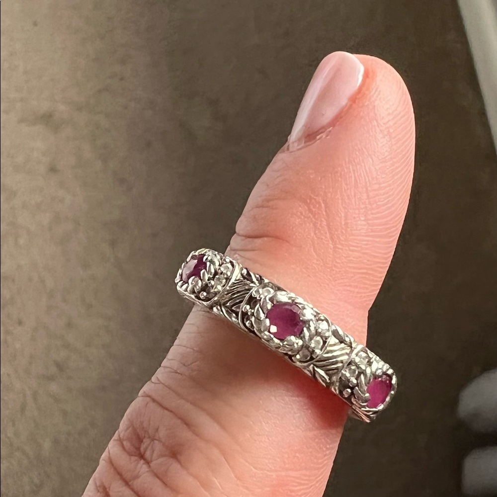 Authentic Judith Ripka Ruby Rings - image 1